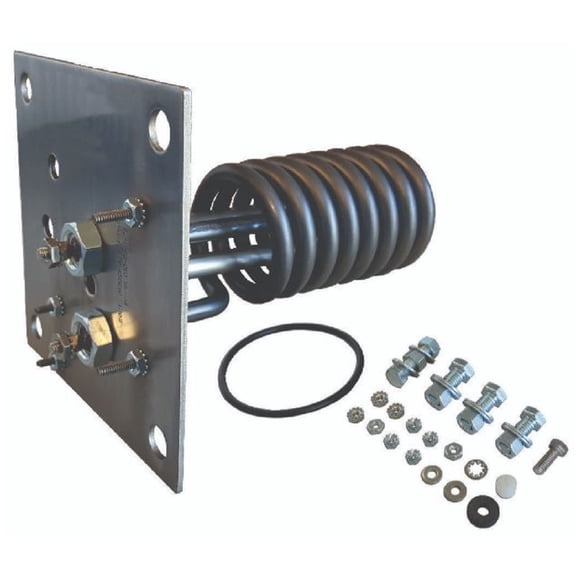 HydroQuip 12-0010F-K Square Flange 5" x 5" Size Heating Element - 5.5 KW & 240V