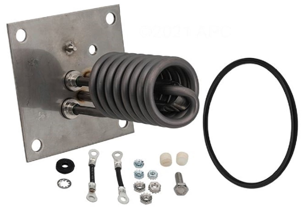 HydroQuip 12-0011F-K Replacement Square Flange Titanium 4.5 KW Heating Element