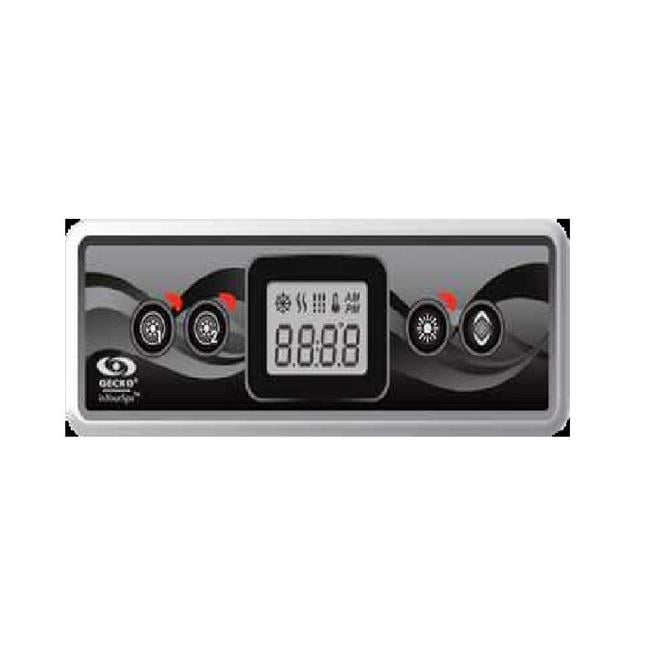 HydroQuip Gecko Y Series K300 Spaside Control Panel with Label - Pump 1 ...
