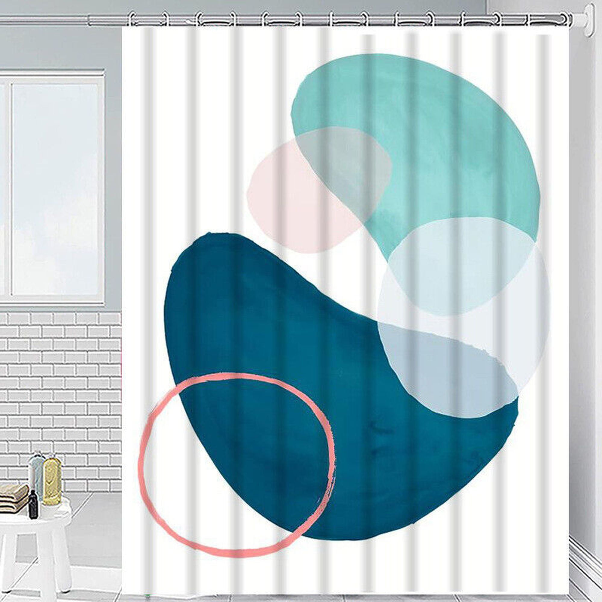 HydroShield Bathroom Elegance Stylish and WaterResistant Fabric
