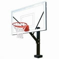thumbnail image 1 of HydroSport Select Stainless Steel-Acrylic Fixed Poolside Basketball System, Saddle Brown, 1 of 1