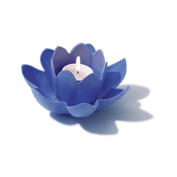 7.5" Blue Hydrotools Pool or Spa Floating Flower Candle Light