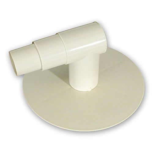 HydroTools by Swimline Oly Replacement Elbow & Plate Low Profile Skimmer Vac Adaptor, White