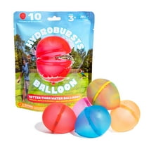 Hydrobursts by What Do You Meme? — 10 Pack Reusable Water Balloons — Balloon Shape