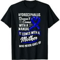 thumbnail image 1 of Hydrocephalus Warrior Mom Mother Hydrocephalus Awareness T-Shirt, 1 of 4