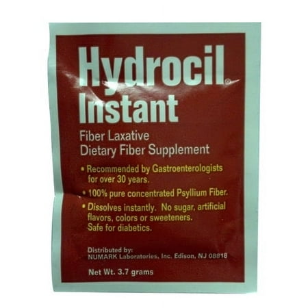 Hydrocil Instant Natural Fiber Laxative - 3.7 Grams/Pack, 500 Packs