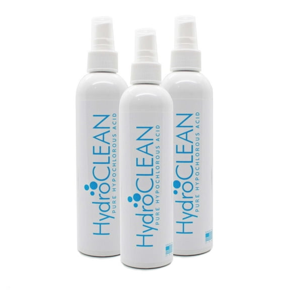 Hydroclean Pure Hypochlorous Acid for Home, Office, Safe for Kids and Pets! (3 Pack)