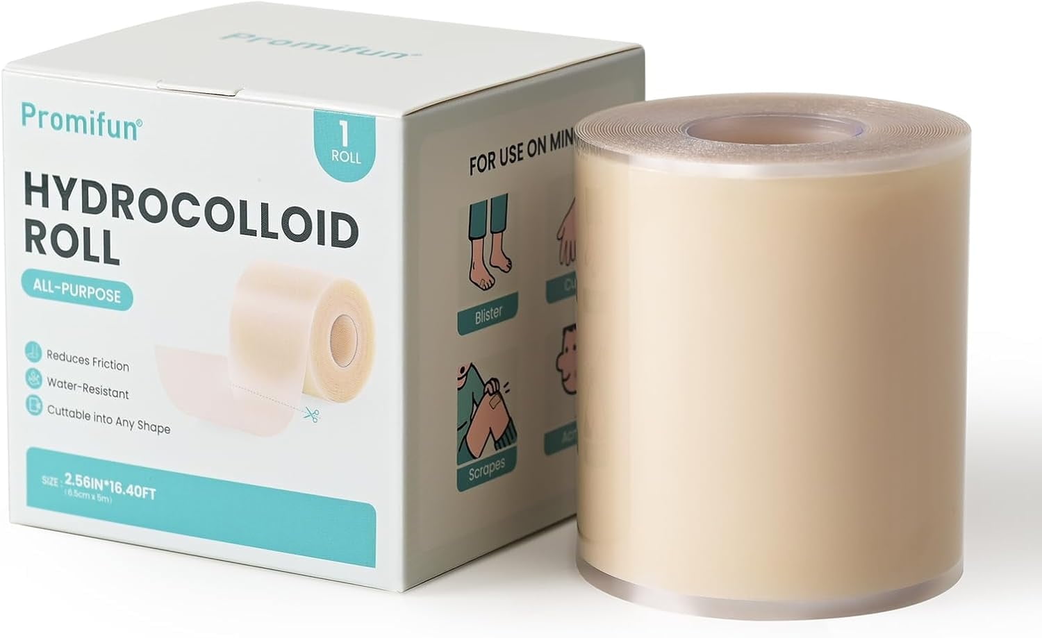 Aazon.co: Hydrocolloid Roll For Wound Care, Hydrocolloid Bandages - View #10