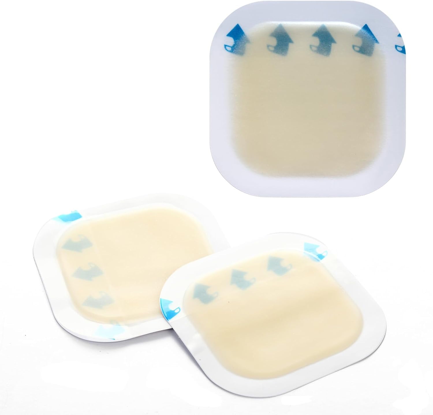 Hydrocolloid Dressing 4" x 4" Thin Large Patch Hydrocolloid Bandages