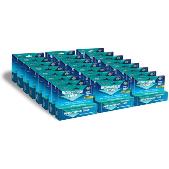 Hydrocortisone Cream Fast Itch and Rash Relief 24 Pack