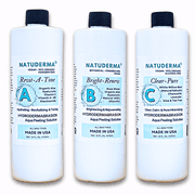 Natuderma Hydrodermabrasion Solution, Vegan, Non-Comedogenic, 3-16 oz