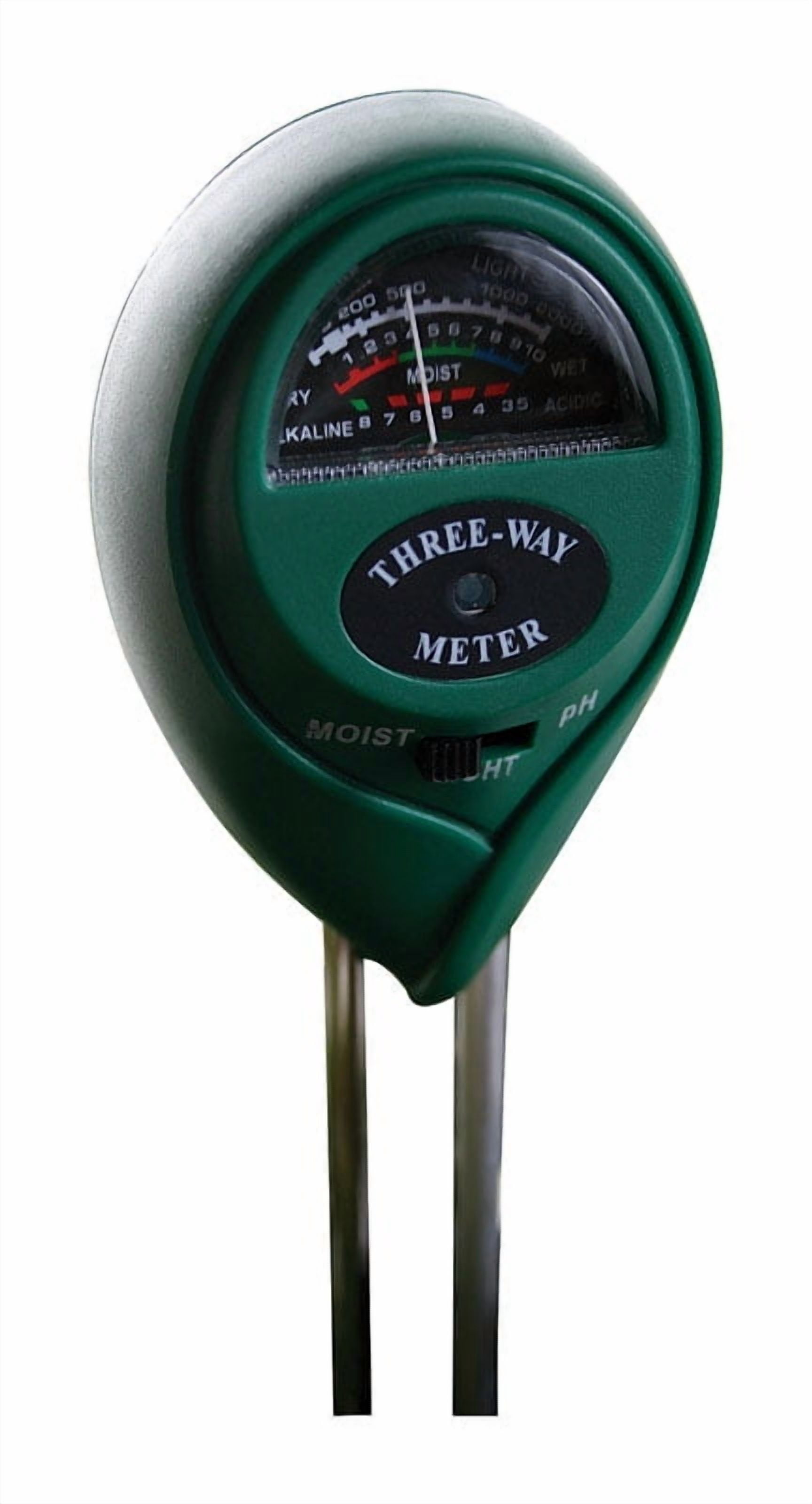 MOIST LGT PH 3-WAY METER (Pack of 1) - Walmart.com