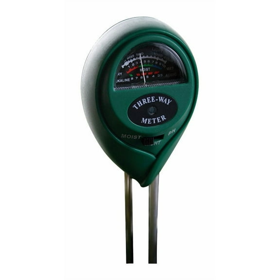 Hydrofarm MGMLP1 Active Air 3-Way PH Light and Moisture Meter 13.25 in.