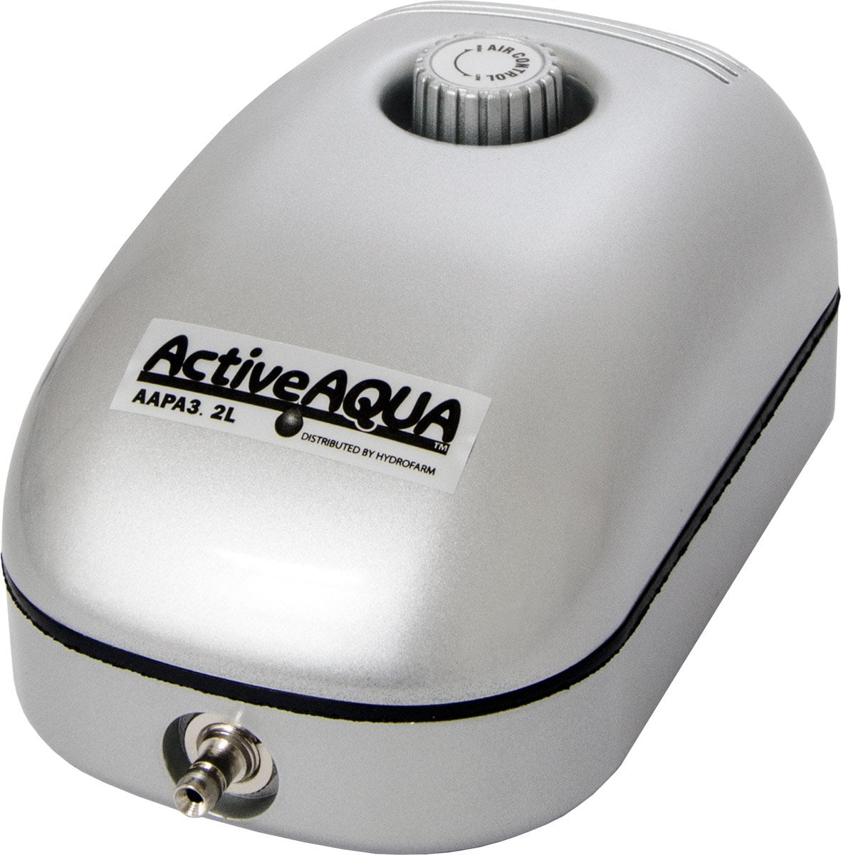 Active Aqua Silver 1-Outlet Air Pump with Adjustable Pressure