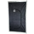 thumbnail image 1 of Hydrofarm BHZD Insulated Reflective Greenhouse Grow Room Black Hatch Zipper Door, 1 of 4