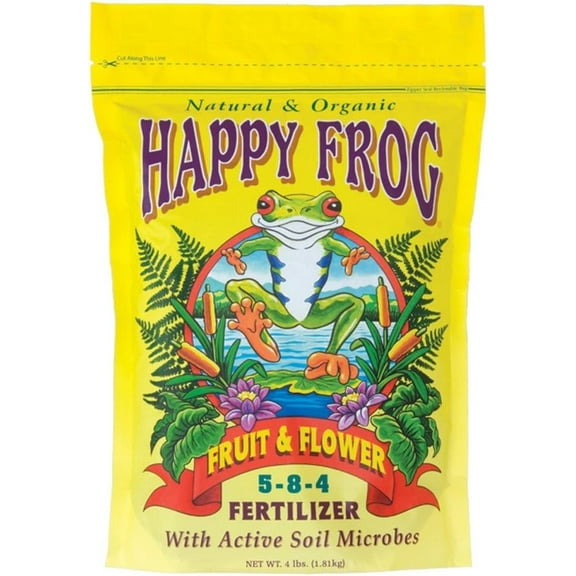 Hydrofarm Fox Farm FX14060 FoxFarm Happy Frog Fruit and Flower Fertilizer, 4 lb