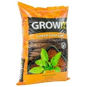 Hydrofarm GROW!T Coco Coconut Coir Fiber Garden Loose Growing Medium, 1.5 Cu Ft