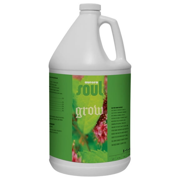 Hydrofarm ROSSGG Soul Grow Hydroponic Nutrients Liquid Fertilizer, 1 Gal