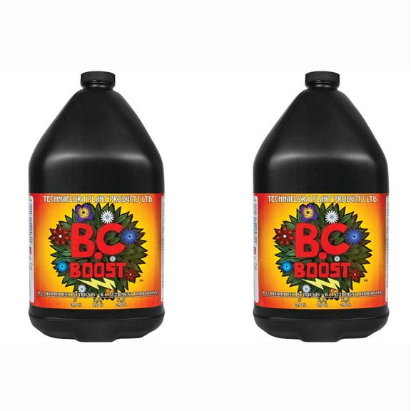 Hydrofarm Technaflora B.C. Boost Plant Fertilizer Formula, 4 Liters (2 Pack)