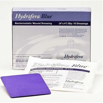 blue dress for baby girl Hydrofera Blue Bacteriostatic Foam Dressing 4 x 4 Box of 10