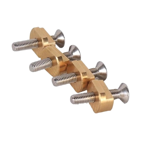 Hydrofoil Mounting T Nut,Hydrofoil Mounting T Nuts M6 Surfboard Screws,Copper Sliding T Nuts for All Hydrofoil Tracks,Surfboard Paddle Board T Shaped Copper Nut,T Nuts Sliding M6 with screw