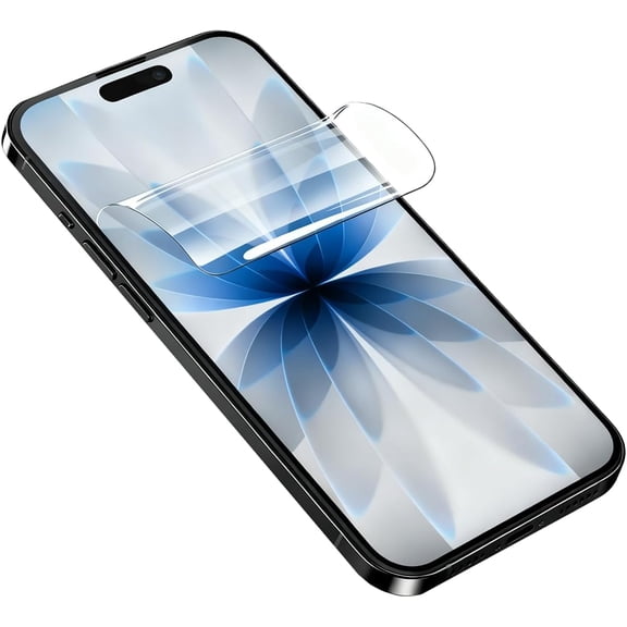 Hydrogel Screen Protector for iPhone 17 Air, Flexible TPU Protective Film [Not Tempered Glass][HD Clear][Fingerprint Support]