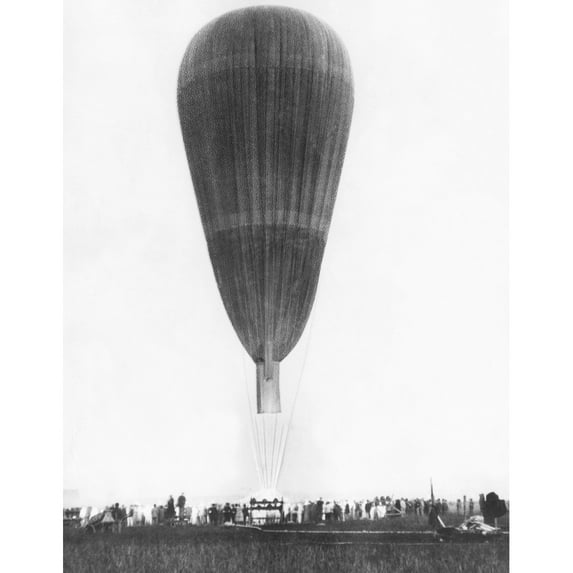 Hydrogen-Filled Balloon That Lifted Auguste Piccard And Max Cosyns To The Height Of 53 History