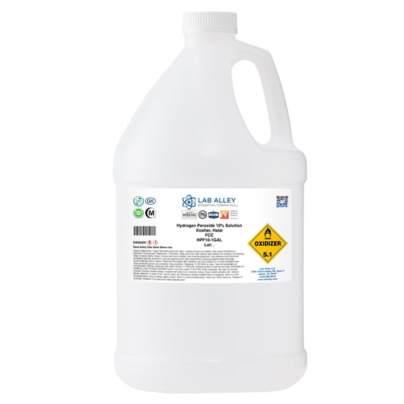 Hydrogen Peroxide 10% Solution, Food Grade 1GAL