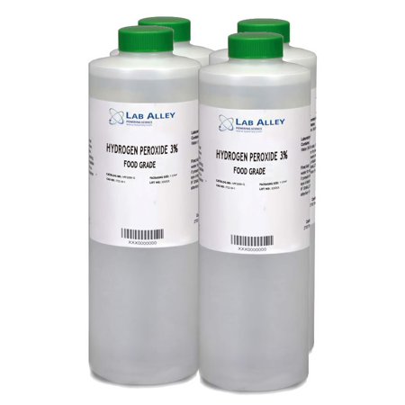 Hydrogen Peroxide 3% Solution, Food Grade, From Kosher 1LCS