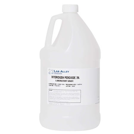 Hydrogen Peroxide 3% Solution, Lab Grade 1GAL