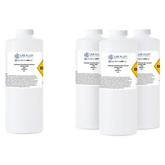 Hydrogen Peroxide 30% Solution, Food Grade 1LCS