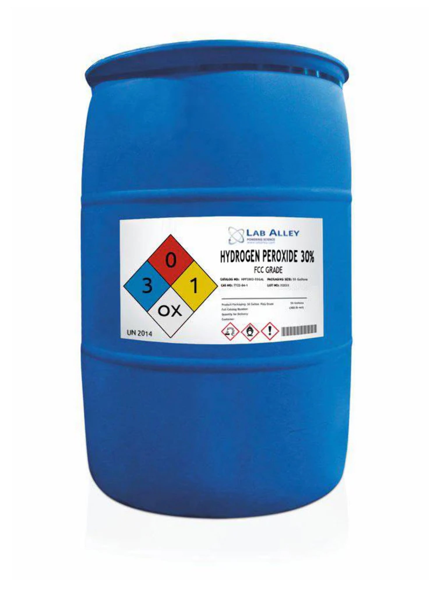 Hydrogen Peroxide 30 Solution, Food Grade 55GAL