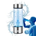 thumbnail image 1 of Hydrogen Water Bottle, 2024 420ml Portable Hydrogen Water Ionizer Machine, Hydrogen Water Generator with PEM SPE Technology, Rechargeable Hydrogen Rich Water Glass Cup for Home Office Travel, 1 of 10