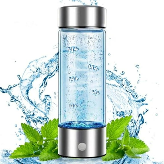 Hydrogen Water Bottle, 2024 New Rechargeable Portable Hydrogen Water Machine Generator, 3 Min Fast Hydrogen Water Bottle Ionizer Machine for Home Office Travel
