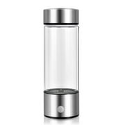 Hydrogen Water Bottle 2024,Water Bottle Generator with PEM and SPE Technology,Original Rechargeable Portable Glass Hydrogen Water Generator Bottle for a Perfectly Balanced pH