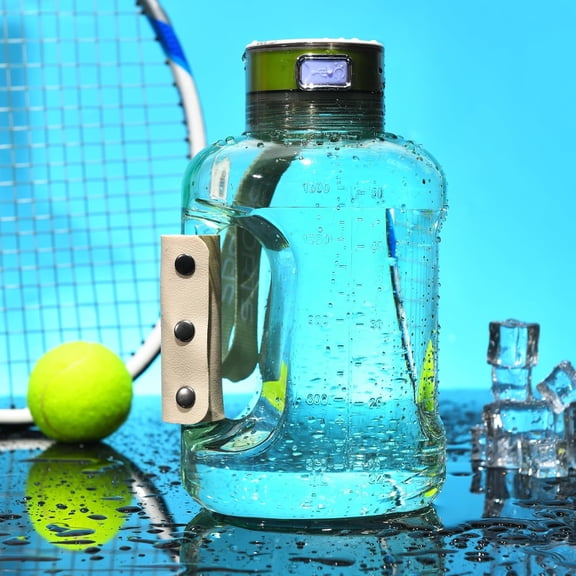 Hydrogen Water Bottle 50oz 1.5L Large Capacity Hydrogen Water Bottle Generator, shatterproof, Suitable for Gym, Playground and Outdoor scenarios, Hydrogen Concentration up to 1600ppb ((Grey/1500ml))