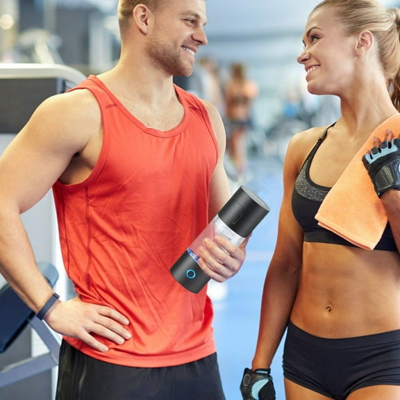 Hydrogen Water Bottle Generator, 230 ml / 8.1 oz Capacity Portable Hydrogen Water Maker, SPE Technology Hydrogen Rich Water Ionizer Machine with Nasal Inhalation Tube and Self-Cleaning