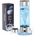 thumbnail image 1 of Hydrogen Water Bottle Generator Portable Hydrogen Water Maker with SPE/PEM Technology, 460ml Rechargeable Ionizer Machine for , Office, Travel,  3000PPB in 3 Mins, 1 of 5