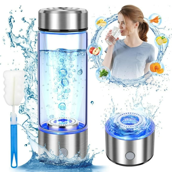 Hydrogen Water Bottle, Hydrogen Water Bottle Generator USB Rechargeable, Hydrogen Water Ionizer Machine Health Cup for Home Travel
