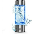 thumbnail image 1 of Hydrogen Water Bottle, Portable Hydrogen Water Ionizer Machine, Hydrogen Water Generator, Rechargeable Hydrogen Rich Water Glass Health Cup for Home Travel (Silvery), 1 of 8