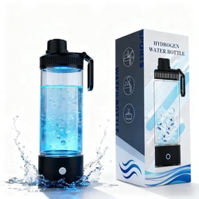 Hydrogen Water Bottle,Upgrade Hydrogen Water Machine-SPE PEM Technology,3-Minute H Production,Remove Ozone/Nitrogen,Portable Portable Water Ionizer for Travel,Home,Office