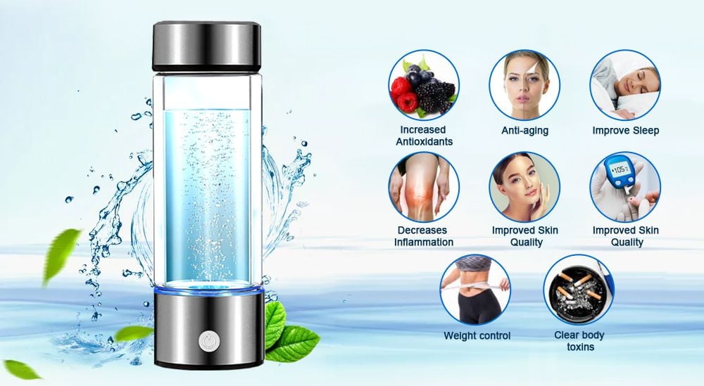 Hydrogen Water Bottle by EcoQuest