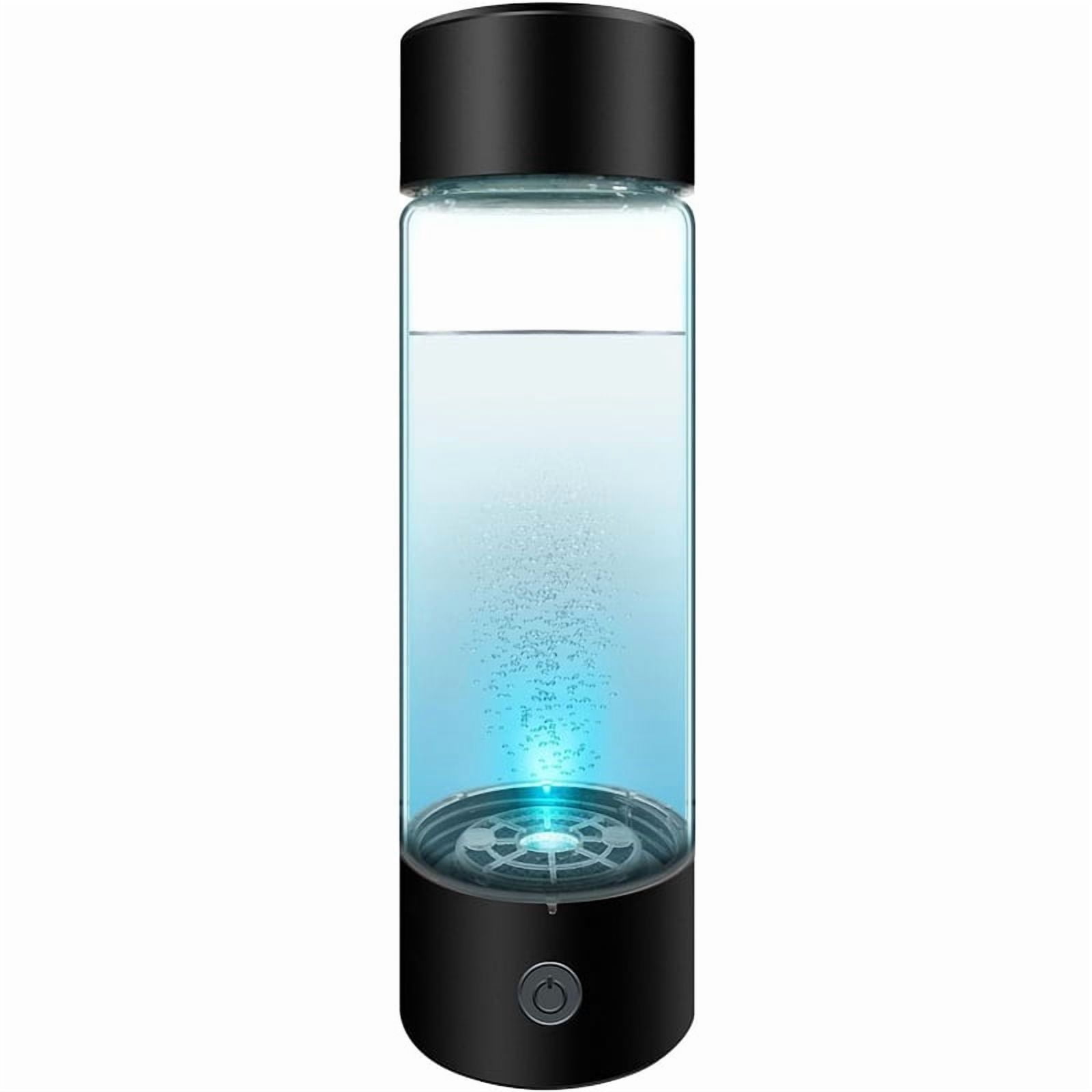 Hydrogen Water Generator, Molecular Hydrogen Water Bottle Generator 2-in-1 Hydrogen Water Ionizer Machine 3 Minutes Hydrogen Concentration 1200-1400PPB USB Rechargeable with Hydrogen Suction Tube