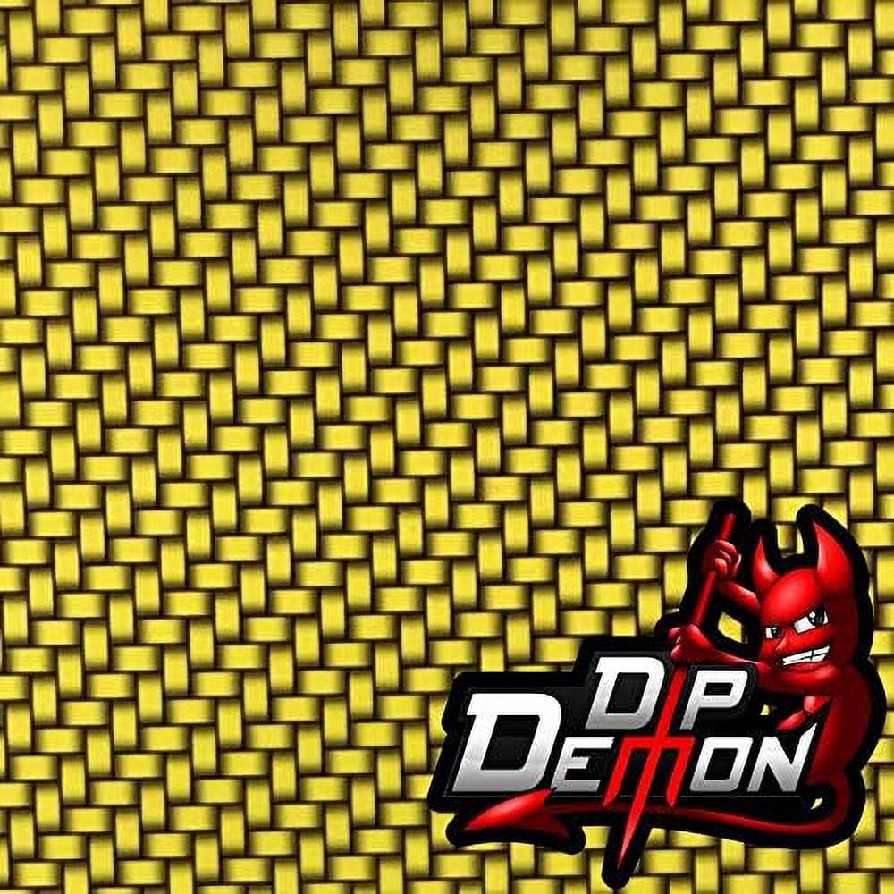 Hydrographic Film Candied Carbon Fiber Candied Yellow Carbon Fiber