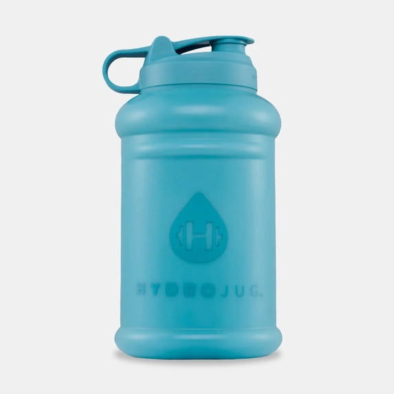 Hydrojug Half Gallon 73oz Pro Jug - Refillable, Reusable Water Bottle With Carry Handle - Leakproof Guarantee - Dishwasher Safe, BPA Free - White