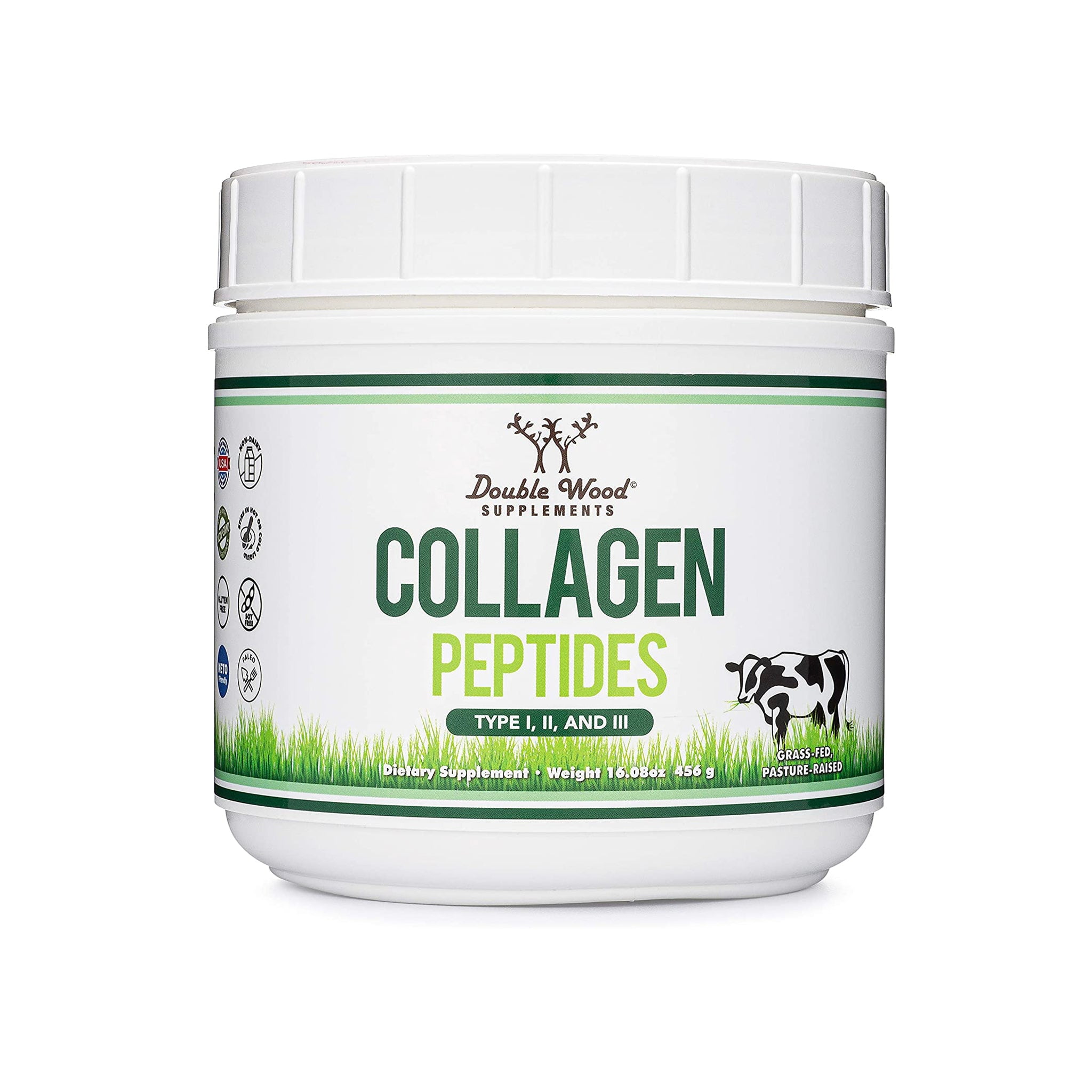 Hydrolyzed Collagen Peptides Protein Powder Keto 16.08oz Multi