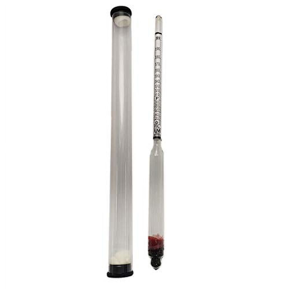 Hydrometer Alcohol 0200 Proof And Tralle , Alcohol Proof Tester Liquor