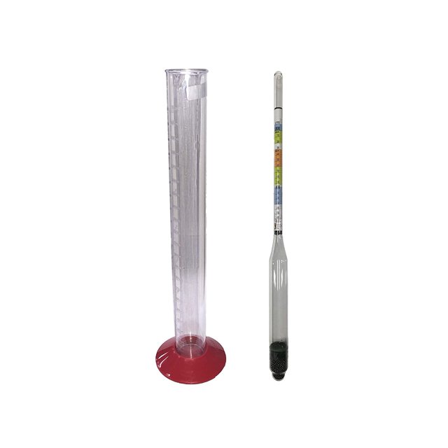 Hydrometer Kit TripleScale Hydrometer with Test Jar Combo Set of