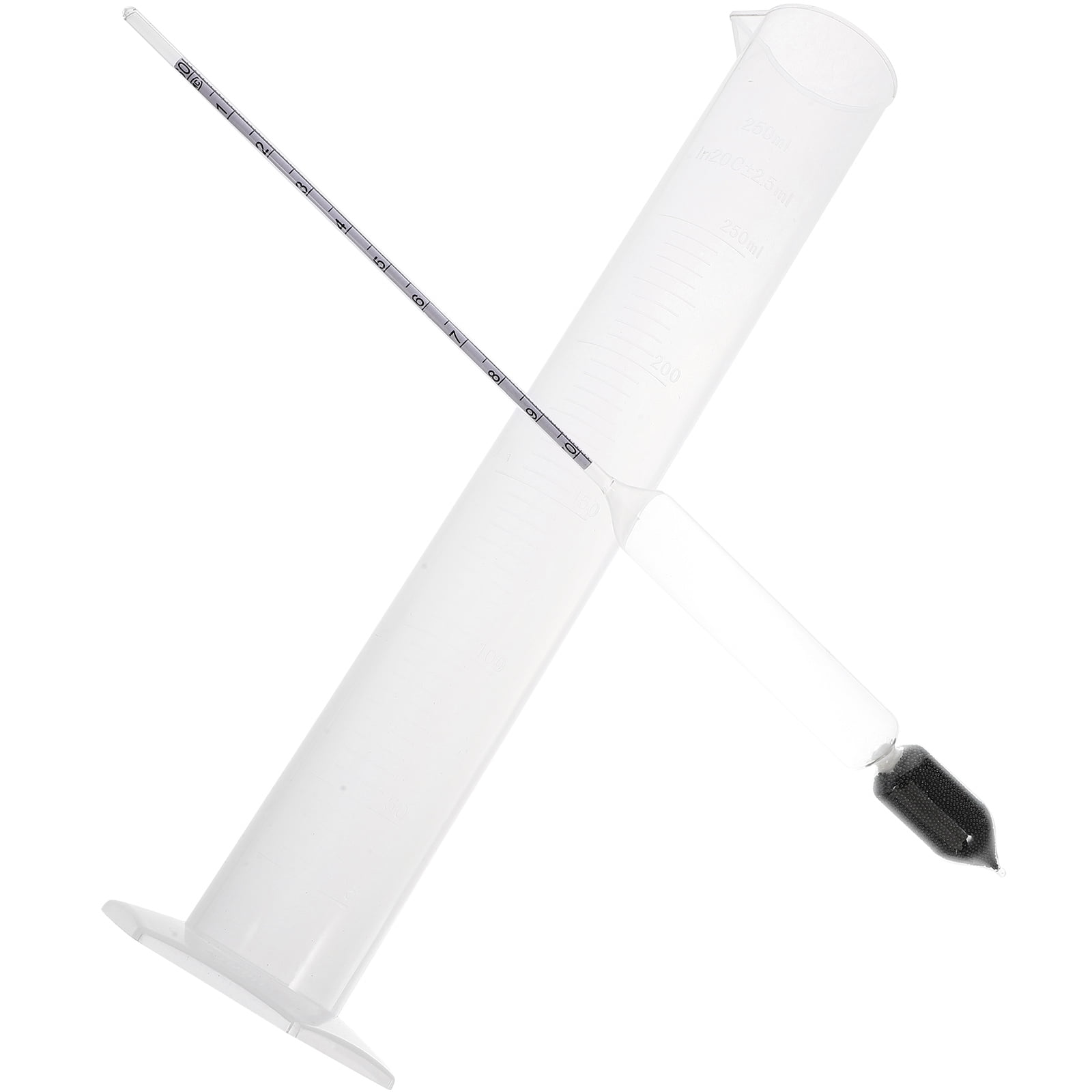 Hydrometer Syrup Density Set Measure Tool Test Cup Glass