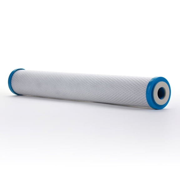 Hydronix CB-25-2001 Universal NSF Coconut Activated Carbon Block Water Filter, 2.5" x 20" - 1 Micron